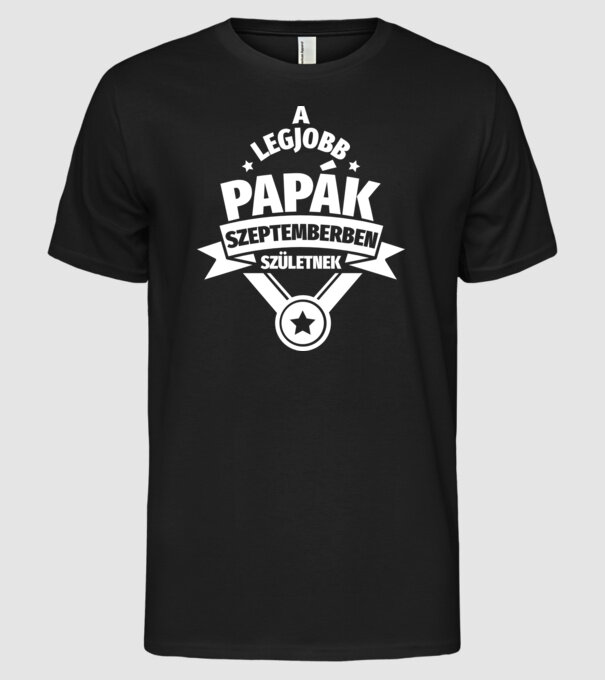  minta fekete pólón