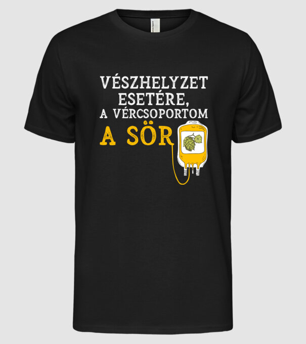  minta fekete pólón