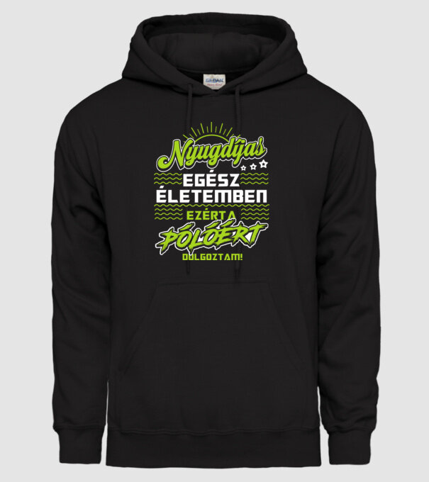  minta fekete pólón