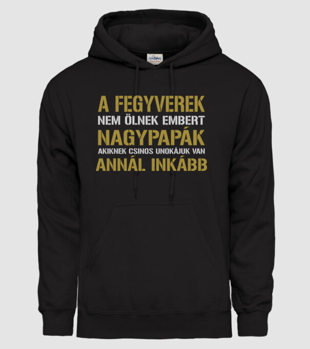  minta fekete pólón