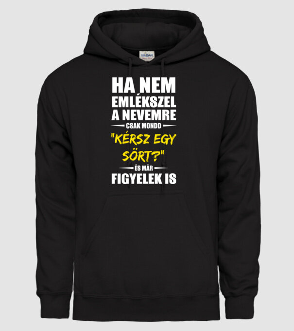  minta fekete pólón