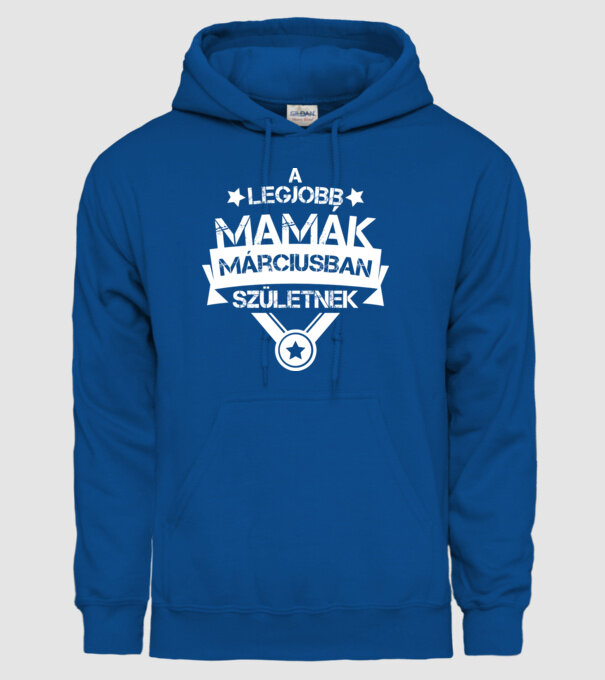  minta királykék pólón
