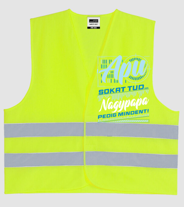  minta neonsárga pólón