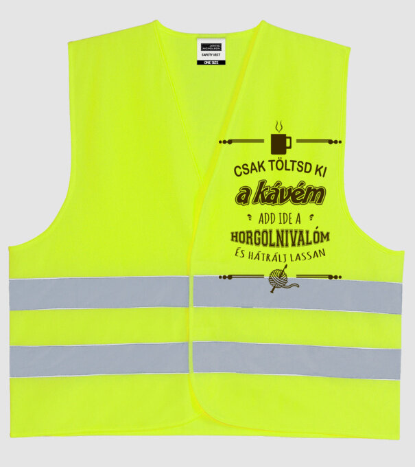  minta neonsárga pólón