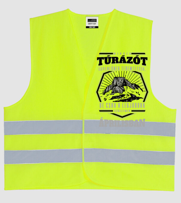  minta neonsárga pólón