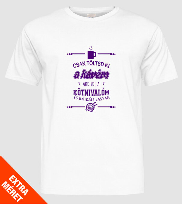  minta fehér pólón