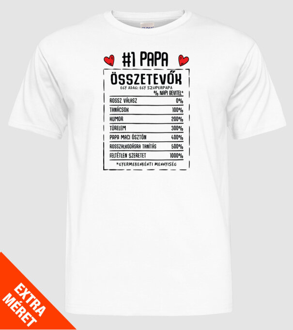  minta fehér pólón
