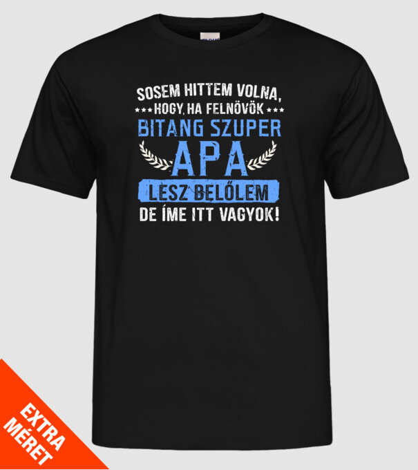  minta fekete pólón