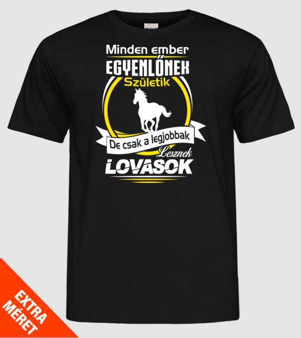  minta fekete pólón