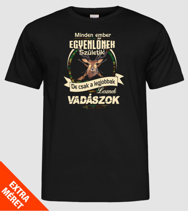 minta fekete pólón