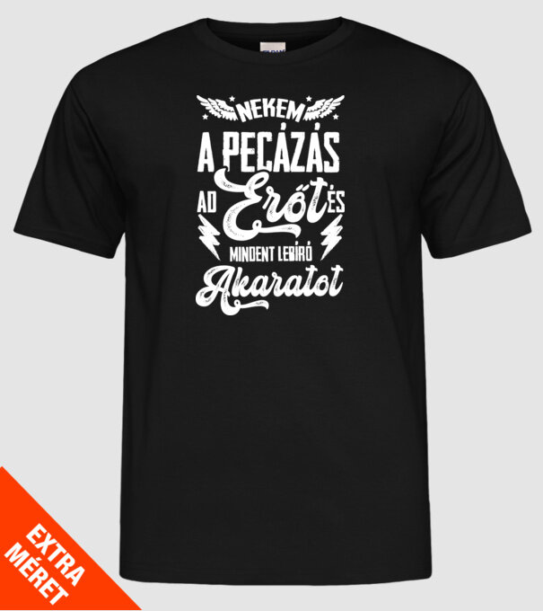  minta fekete pólón