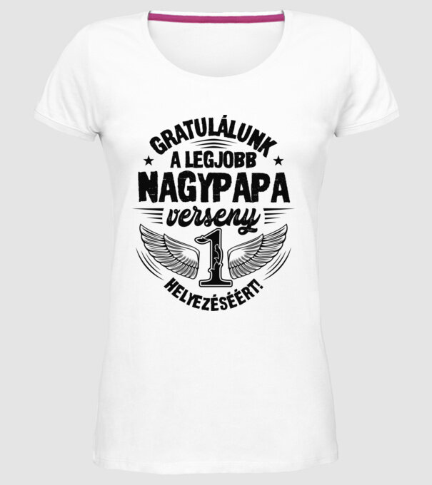  minta fehér pólón
