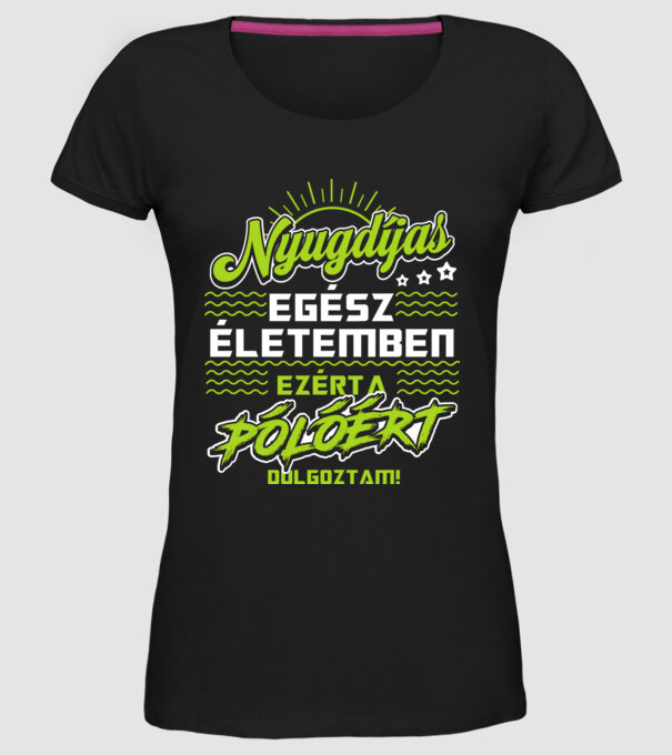  minta fekete pólón