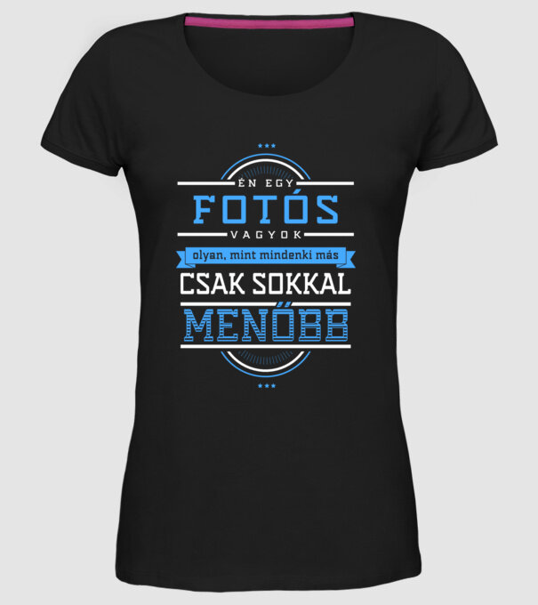  minta fekete pólón