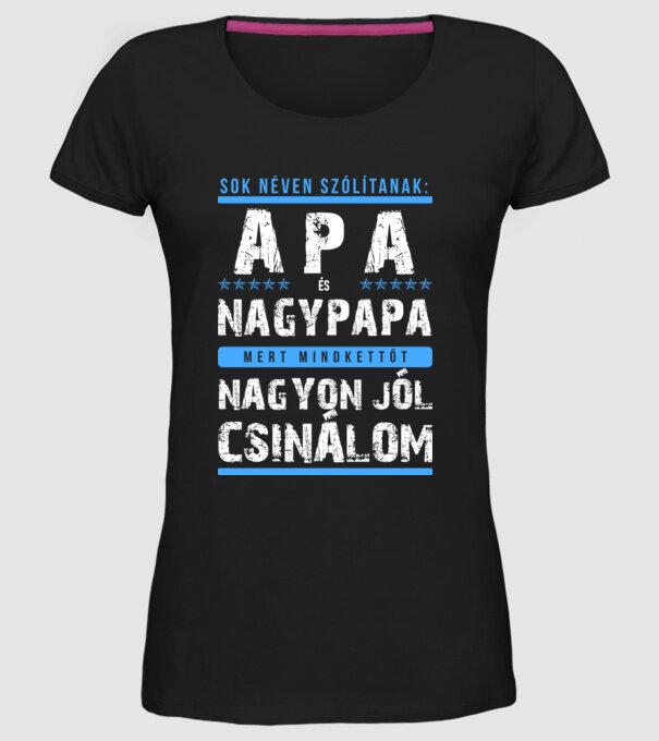  minta fekete pólón