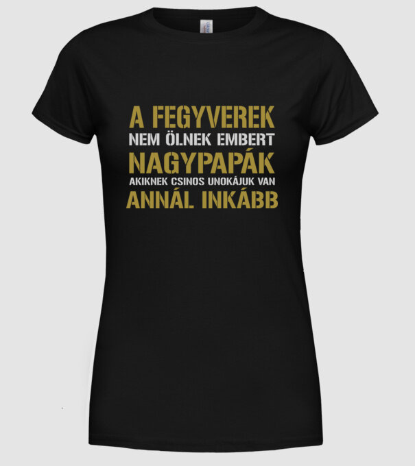  minta fekete pólón