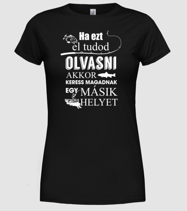  minta fekete pólón