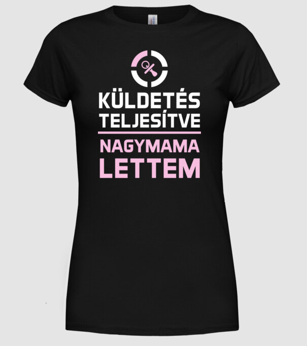  minta fekete pólón