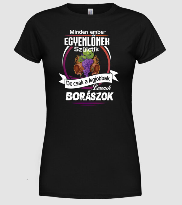  minta fekete pólón