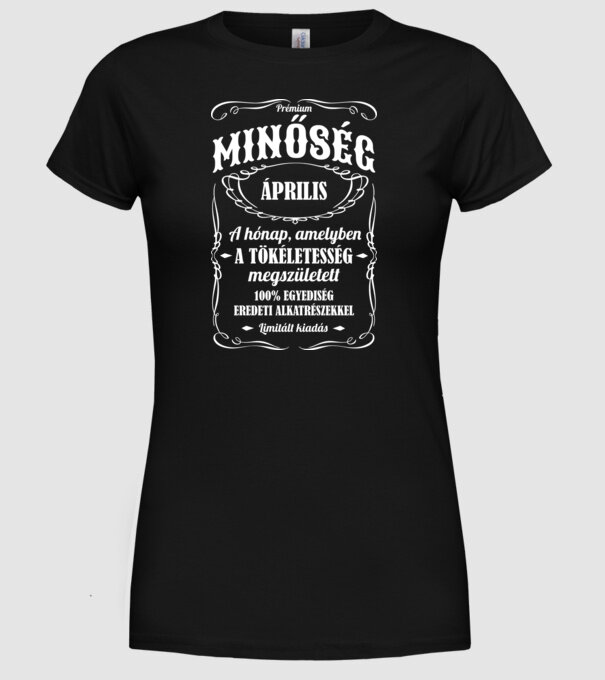  minta fekete pólón