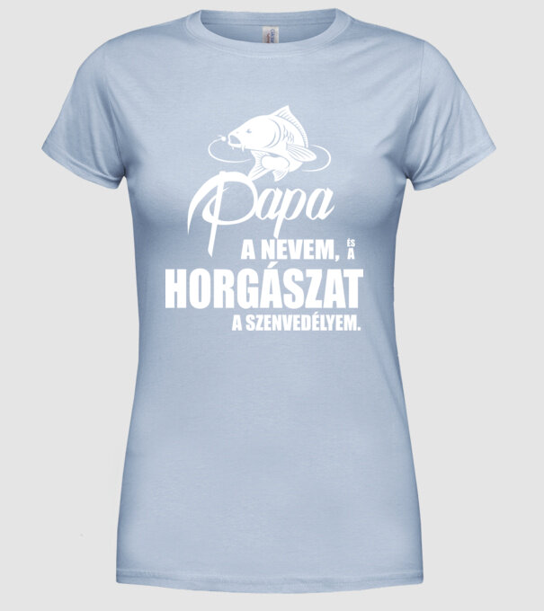  minta világoskék pólón