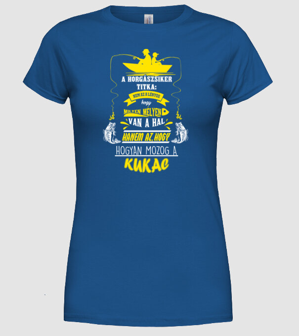  minta királykék pólón