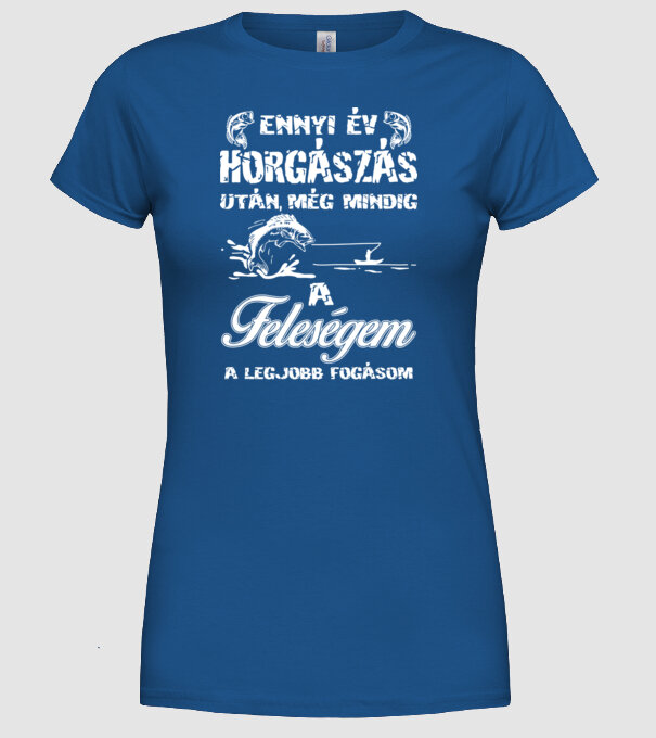  minta királykék pólón
