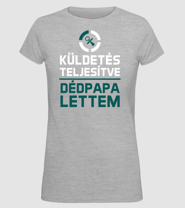  minta szürke pólón