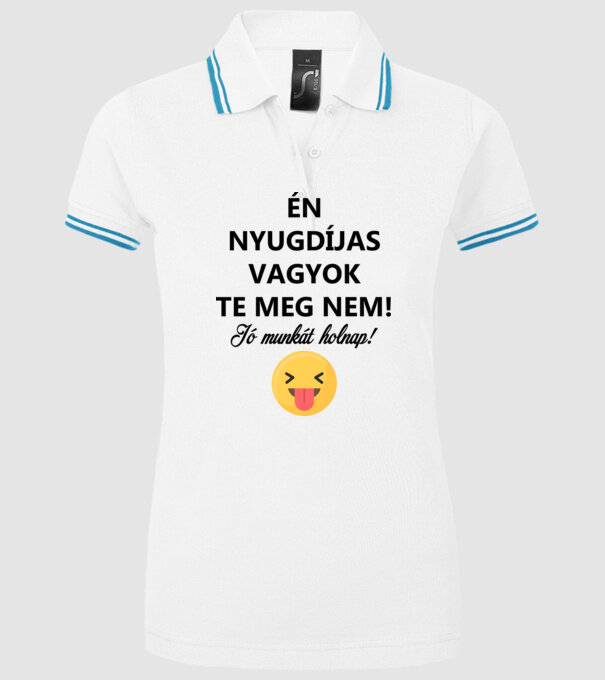  minta fehér pólón