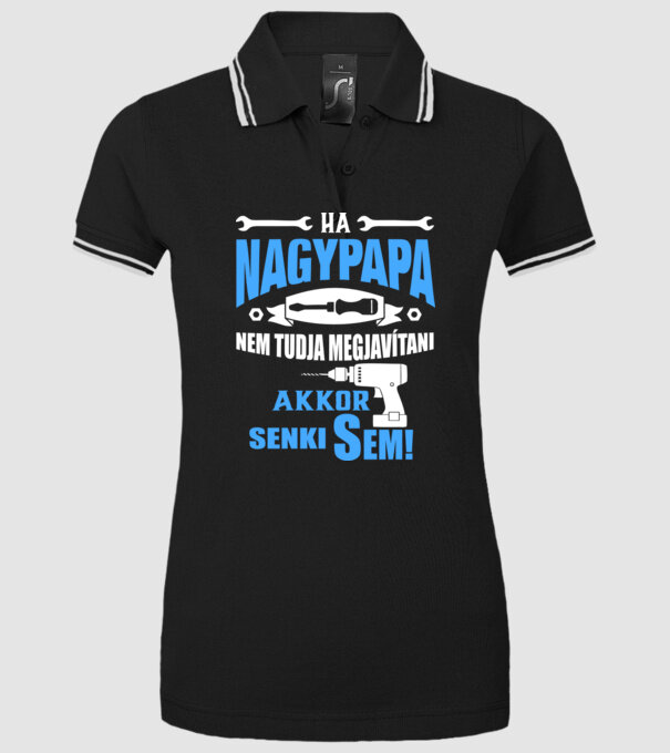  minta fekete pólón