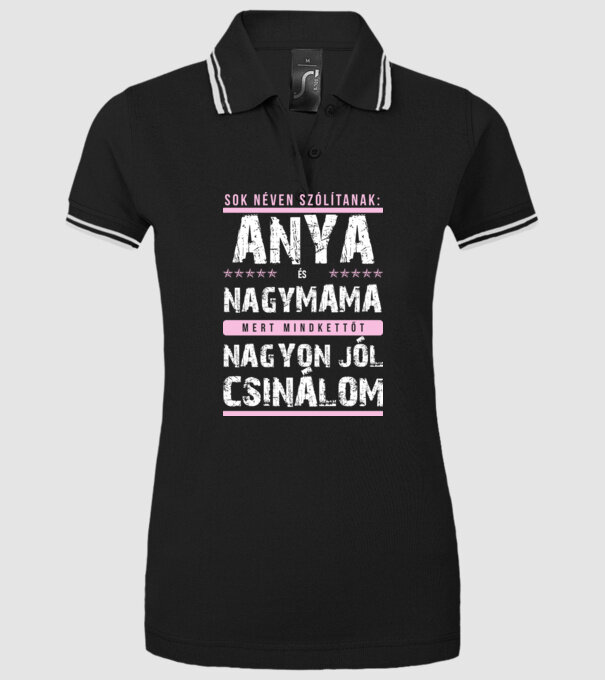  minta fekete pólón