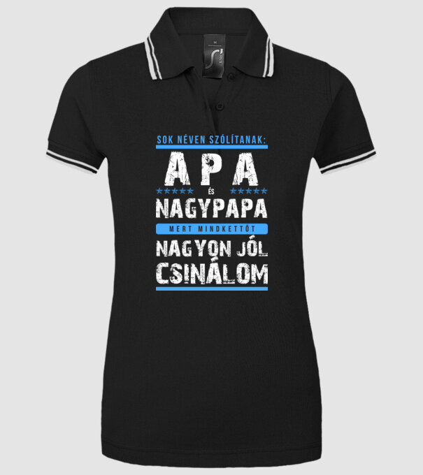  minta fekete pólón