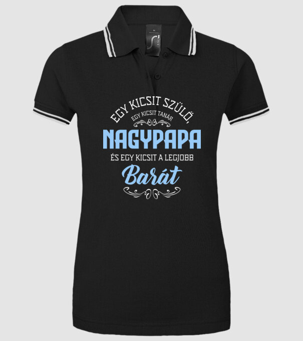  minta fekete pólón