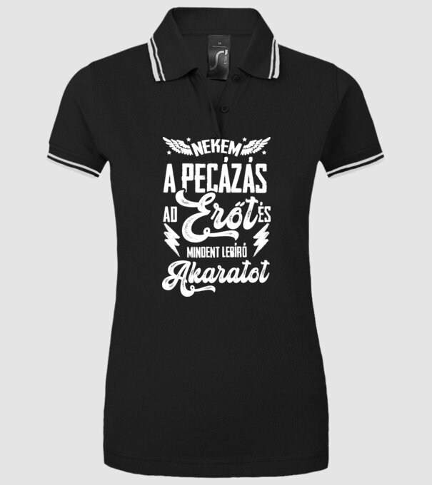  minta fekete pólón