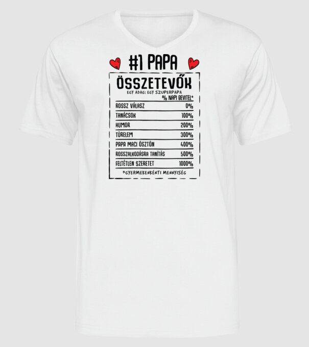  minta fehér pólón
