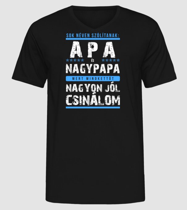  minta fekete pólón