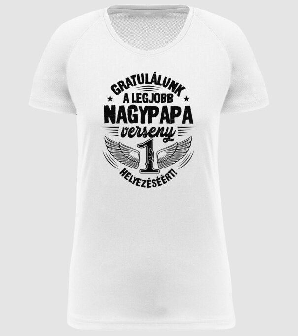  minta fehér pólón