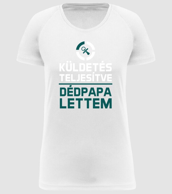  minta fehér pólón