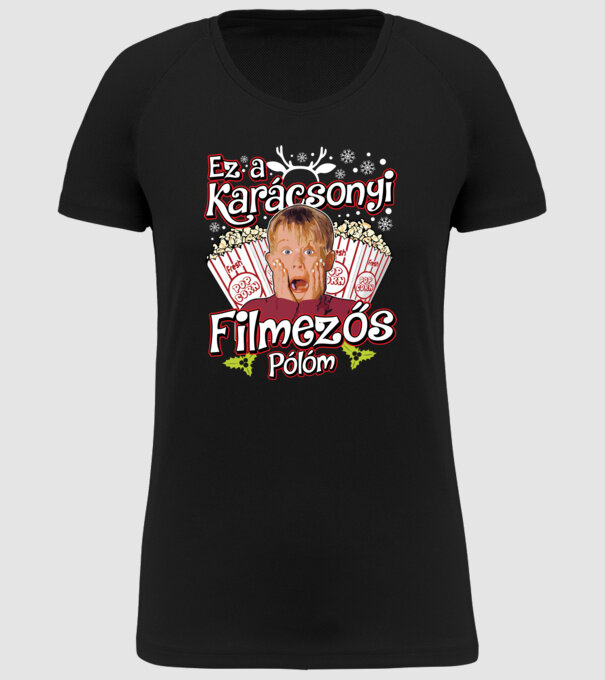  minta fekete pólón