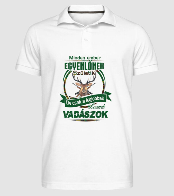  minta fehér pólón