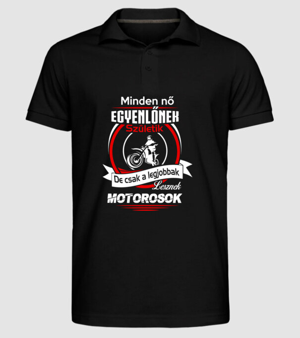  minta fekete pólón