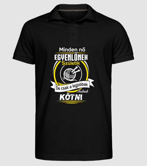  minta fekete pólón