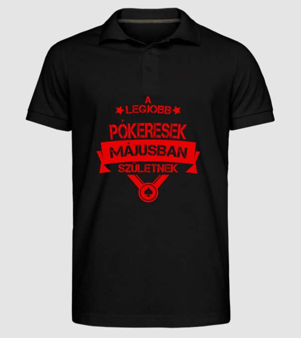  minta fekete pólón