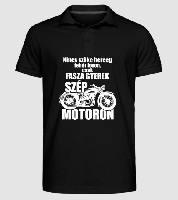  minta fekete pólón