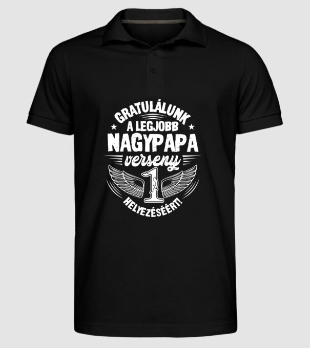  minta fekete pólón