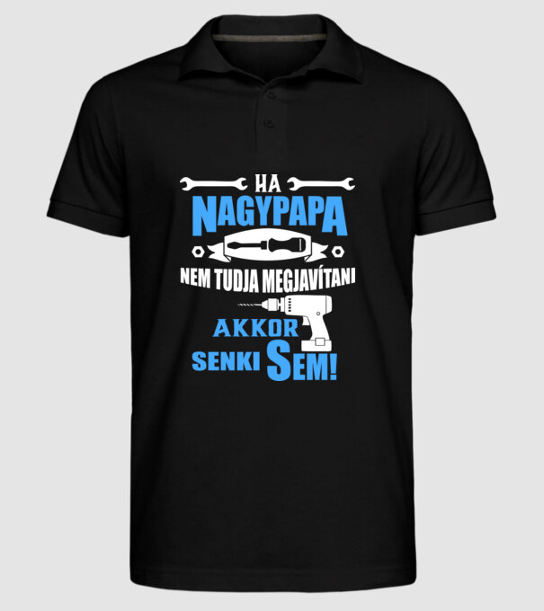  minta fekete pólón