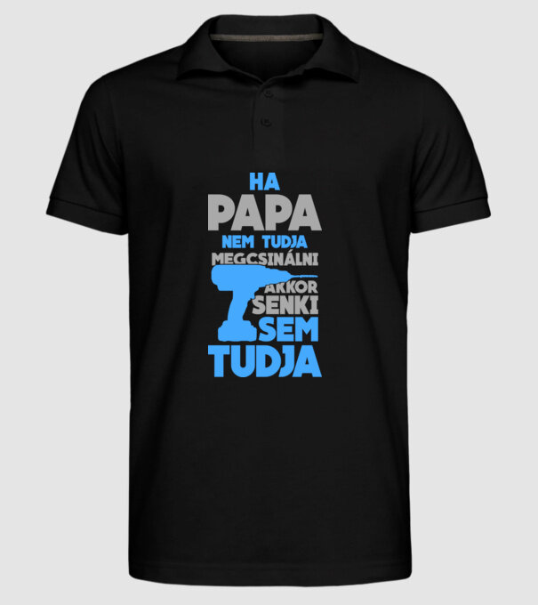  minta fekete pólón