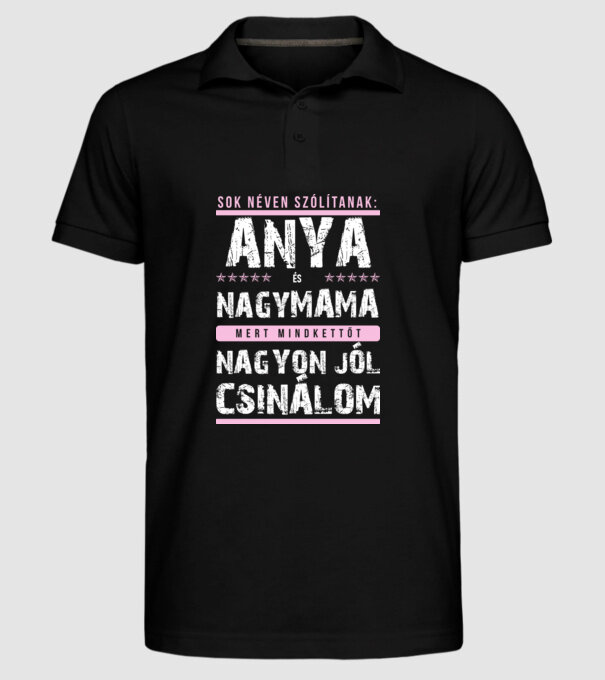  minta fekete pólón