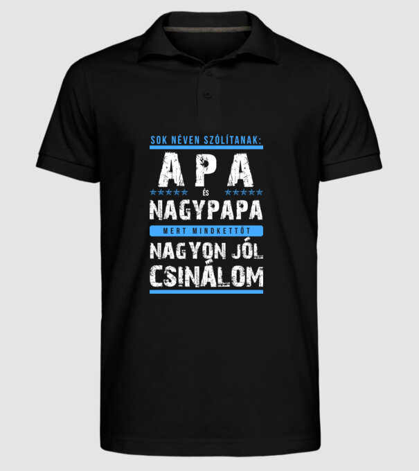  minta fekete pólón