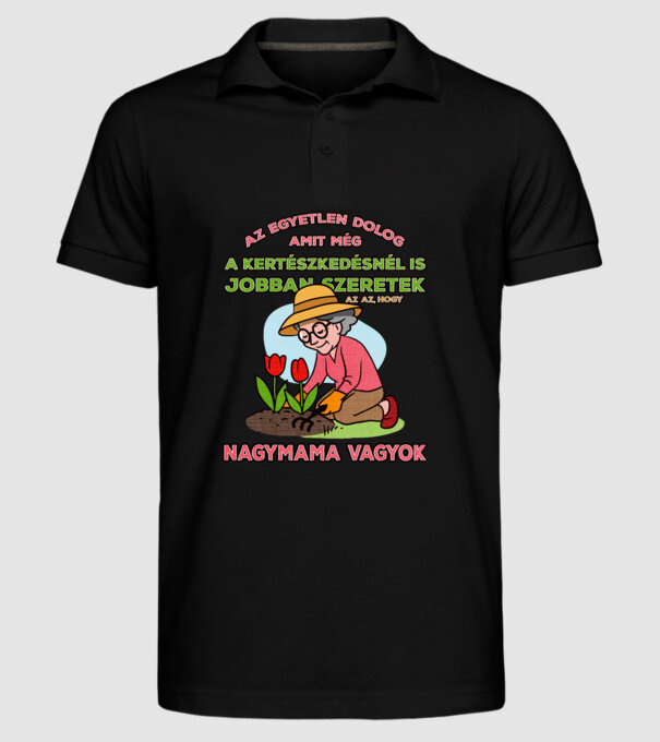  minta fekete pólón